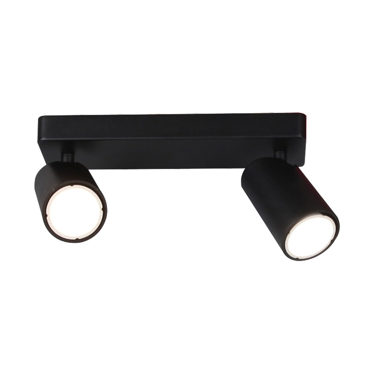 Mantra Sal Linear Twin 2 Light Spotlight GU10 Matt Black