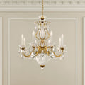 Schonbek Bagatelle 11 Light Heritage Crystal Chandelier in Heirloom Gold