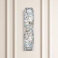 Schonbek Glissando 2 Light Wall Light with Swarovski Crystal in Stainless Steel
