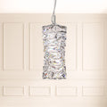 Schonbek Glissando Swarovski Crystal Pendant Light in Stainless Steel