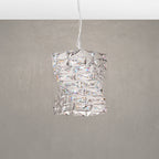 Schonbek Glissando Swarovski Crystal Pendant Light in Stainless Steel