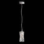 Schonbek Glissando Swarovski Crystal Pendant Light in Stainless Steel