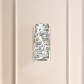 Schonbek Glissando Swarovski Crystal Wall Light in Stainless Steel