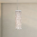 Schonbek Sarella 3 Light Pendant Light with Heritage Crystal in Antique Silver