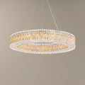 Schonbek Sarella Pendant Light Heritage Crystal in Heirloom Gold