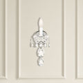 Schonbek Sterling 1 Light Heritage Crystal Wall Light in Silver