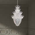 Schonbek Trilliane 24 Light Radiance Crystal Chandelier in Polished Stainless Steel 