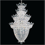 Schonbek Trilliane 24 Light Radiance Crystal Chandelier in Polished Stainless Steel 