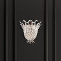 Schonbek Trilliane 3 Light Wall Sconce in Polished Stainless Steel with Clear Radiance Crystal