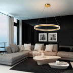 Schuller Helia Large Pendant Light in Gold Leaf