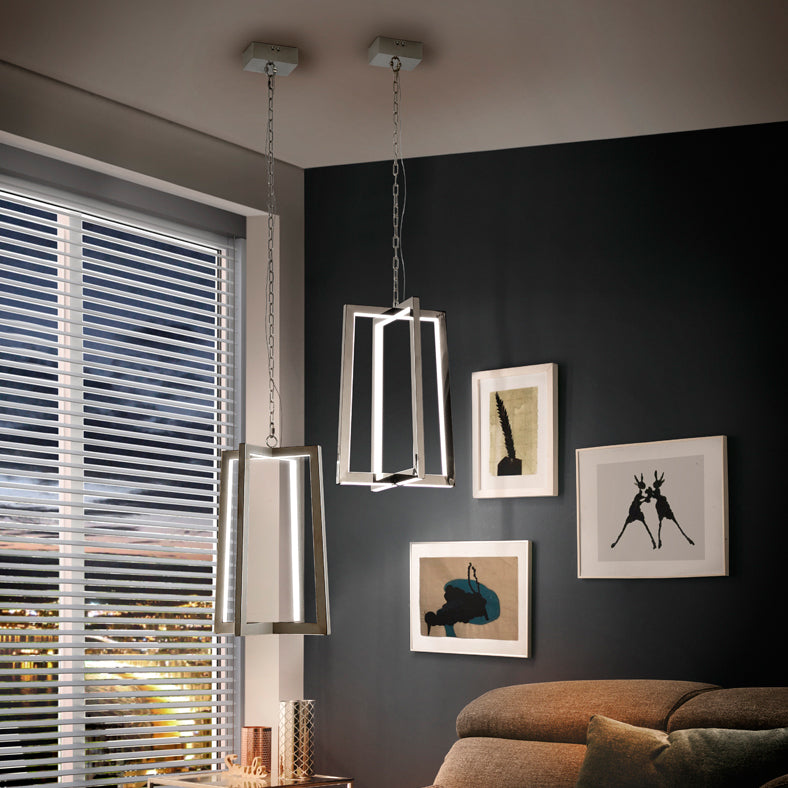 Schuller Kuma Pendant Light in Stainless Steel
