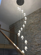 Schuller Rocio 14 Light Pendant Light in Chrome with Bluetooth Control