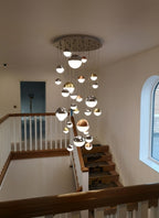 Schuller Sphere 27 Light Cluster Pendant Light in Multicoloured with Bluetooth Control