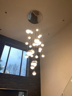 Schuller Sphere 27 Light Cluster Pendant Light in Multicoloured with Bluetooth Control