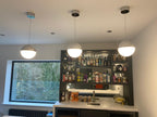Schuller Sphere Large Single Pendant Light in Chrome