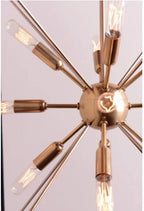 Hudson Valley Glendale 13 Light Chandelier in Aged Brass