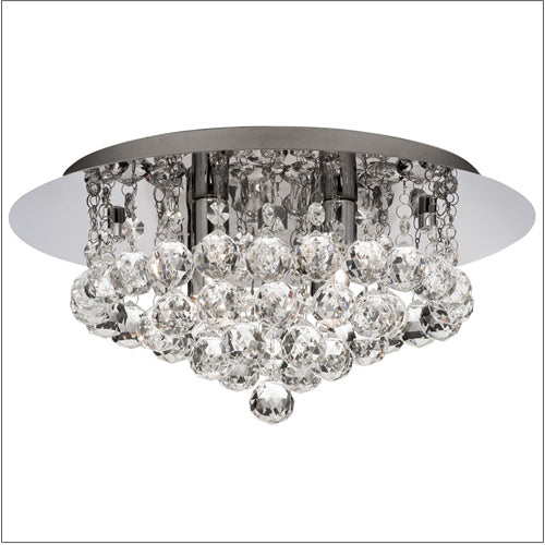 Searchlight Hanna Flush Fitting 3404-4CC Polished Chrome