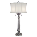 Stiffel Presidential 2 Light Table Lamp in Pewter