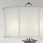 Stiffel Presidential 2 Light Table Lamp in Pewter