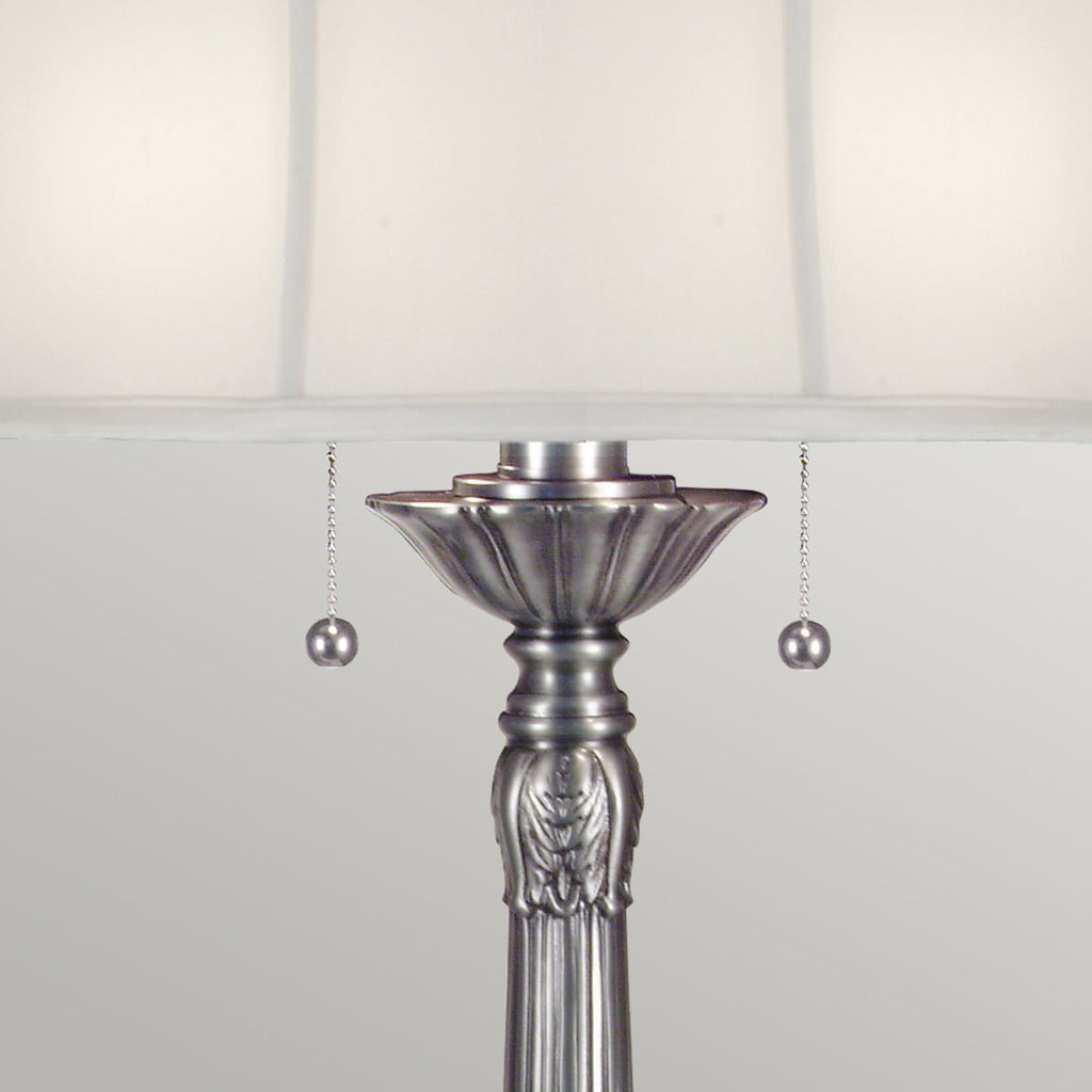 Stiffel Presidential 2 Light Table Lamp in Pewter