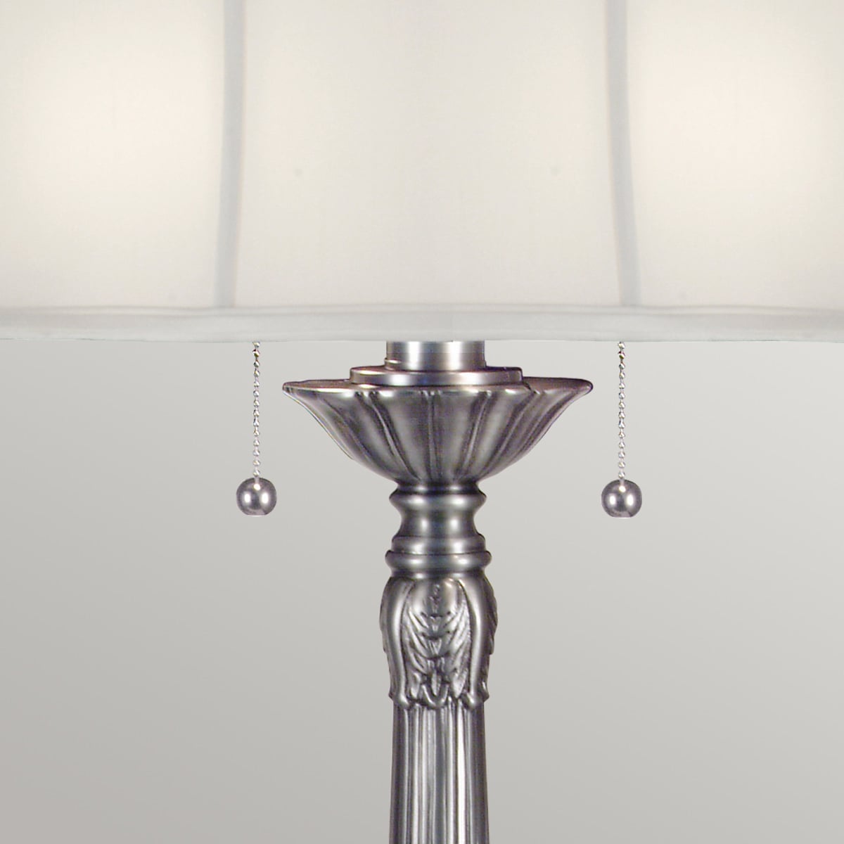 Stiffel Presidential 2 Light Table Lamp in Pewter