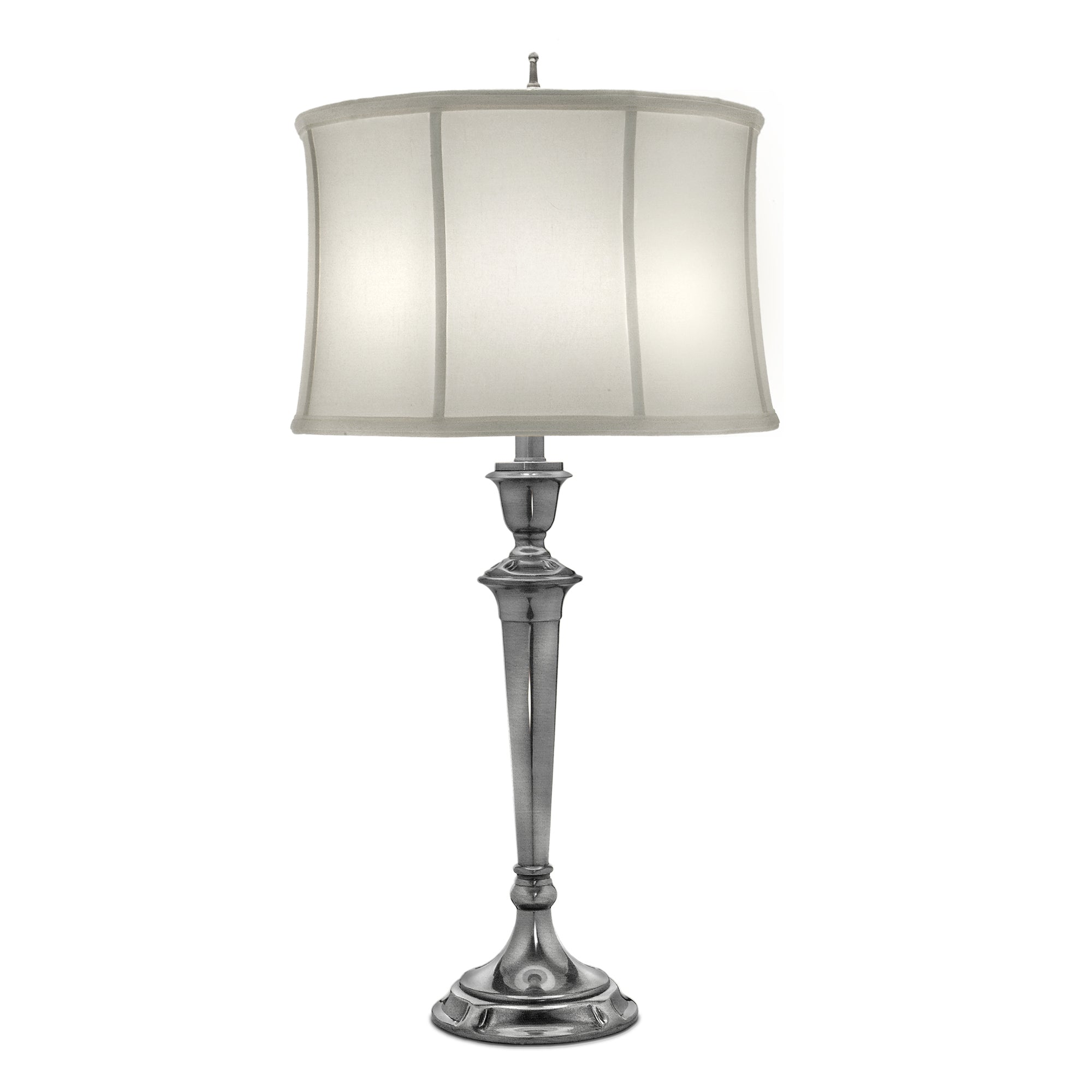 Stiffel Syracuse Table Lamp in Antique Nickel