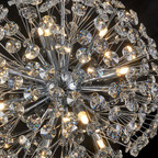 Regent Seyne 9 Light Sphere Pendant Light in Polished Chrome with Crystal