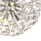 Regent Seyne 9 Light Sphere Pendant Light in Polished Chrome with Crystal