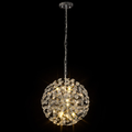 Regent Seyne 9 Light Sphere Pendant Light in Polished Chrome with Crystal