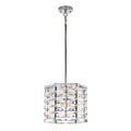 Elstead Shoal 1 Light Pendant Light in Polished Nickel