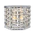 Elstead Shoal 2 Light Wall Light in Polished Nickel