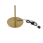 Regent Sierck Crystal 4 Light Foot Switched Floor Lamp - Brass