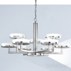 Kolarz Solis 10 Light Ceiling Chandelier Silver Leaf 6020.81050