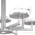 Kolarz Solis 10 Light Ceiling Chandelier Silver Leaf 6020.81050