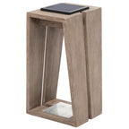 Skaal 500lm Solar Lantern 39 cm - Teak Duratek with Wood-fibre Composite Slats