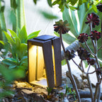 Skaal 500lm Solar Lantern 39 cm - Teak Duratek with Wood-fibre Composite Slats