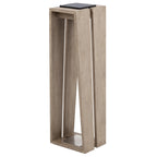 Skaal 500lm Solar Lantern 65 cm - Teak Duratek with Wood-fibre Composite Slats