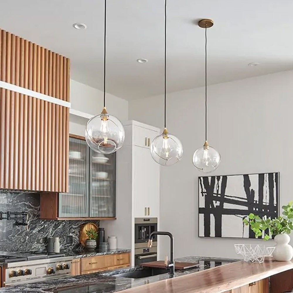 Quintiesse Skye 1 Light Pendant Light Heritage Brass
