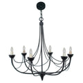 Novena Stadera 6 Light Ceiling Light Matt Black