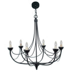 Novena Stadera 6 Light Ceiling Light Matt Black