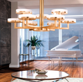 Kolarz Solis 10 Light Ceiling Chandelier Gold Leaf 6020.81030
