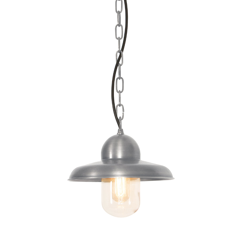 Elstead Somerton 1 Light Chain Lantern in Antique Nickel