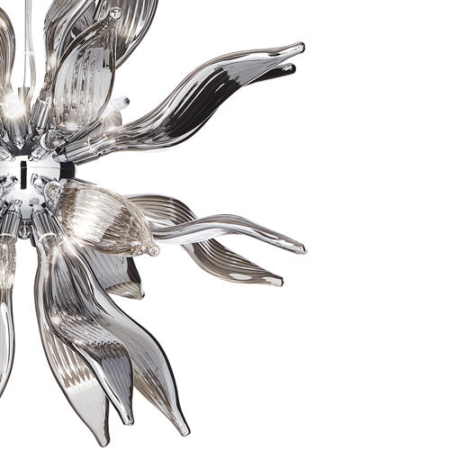 Ideal Lux White Leaves Hanging Ceiling Light SP8 111957