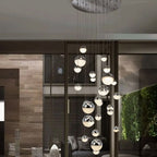 Schuller Sphere 27 Light Cluster Pendant Light in Chrome with Bluetooth Remote 5 Metre