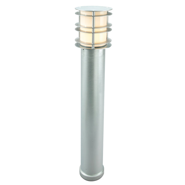 Norlys Stockholm Large Outdoor Bollard in Galvanised Finish