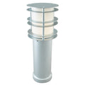 Norlys Stockholm Medium Outdoor Bollard in Galvanized Finish