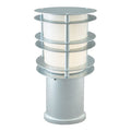 Norlys Stockholm Small Outdoor Bollard in Galvanized Finish
