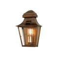 Elstead St Pauls Flush Wall Lantern in Brass