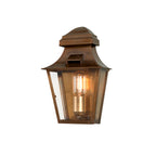 Elstead St Pauls Flush Wall Lantern in Brass