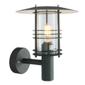 Norlys Stockholm Outdoor Wall Lantern in Black